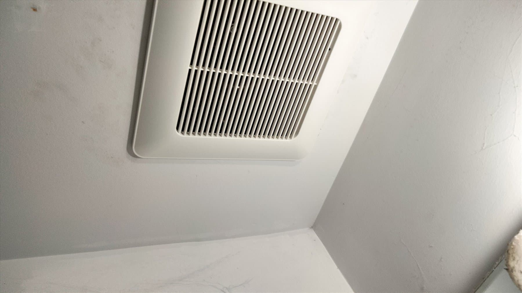 Finished bathroom fan replacement in Brow of the Hill, New Westminster